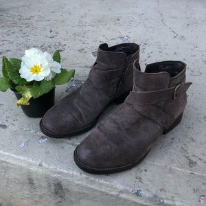 Suede Born Ankle Boots Size labeled an 8.5